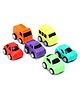 KiddyBuddy Mini Pullback Car Set Pack of 6 - Multicolour