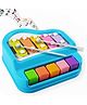 KiddyBuddy Xylophone Cum Piano With 5 Keys - Blue