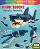 Intelliskills Think Blocks: 3-in-1 Aquatic Animals | Shark, Squid & Seahorse | 188 Pieces-Multicoloured | STEM Construction & Building Set | Assemble & Play | BIS Certified | Educator Recommended