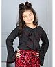 Cutiekins Woven Full Sleeves Solid Top - Black