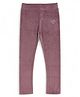 Lil Lollipop Knit Stone Heart Embellished Leggings - Mauve