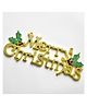 FunBlast Merry Christmas Welcome Hanging Door Sign  Pack of 1 (Golden)