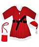 FunBlast Santa Claus Costume with Jacket, Pant & Cap for Girls 13 Years - Red