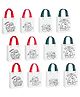 FunBlast Christmas DIY Coloring Gift Bags - Pack Of 12 Pcs Multicolour