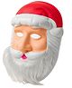 FunBlast Santa Claus Face Mask for Kids & Adults  Pack of 1 (Multicolor)