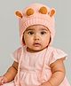 Tipy Tipy Tap Ear Applique Detailed Cap - Pink - Circumference 35 Cm