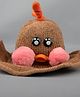 Tipy Tipy Tap Duck Designed Pom Pom Embellished Cap - Brown - Circumference - 42 Cm