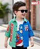 Babyhug Marvel 100% Cotton Knit Full Sleeves Shirt & T-Shirt With Avengers Graphics - Multicolour