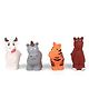 Speedage Squeaky Bath Toys - Pack of 4 (Colour & May Vary)