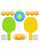 Sanjary Table Tennis Trainer Set for Kids & Adults  Self-Training Ping Pong Kit Flexible Shaft & Base, Indoor/Outdoor Fun Play color design may vary