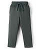 Doreme  Single Jersey Knit Full Length Solid Color Lounge Pant - Dark Green
