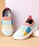 Cute Walk by Babyhug Slip On Casual Shoes with Stripe Detailing - Grey