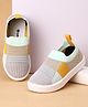 Cute Walk by Babyhug Slip On Casual Shoes with Stripe Detailing - Grey