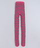 The Sandbox Clothing Co Cotton Knit Striped Stockings  - Pink