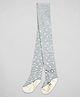 The Sandbox Clothing Co Cotton Knit Stars & Bow Designed Stockings - Grey