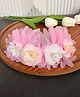 Radhya accessories Floral Applique Detailed Hair Band - Pink