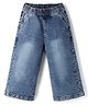 Kookie Kids Full Length Washed Denim Jeans - Light Blue