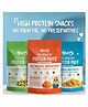 Troovy Healthy High Protein Puffs, Mixed Pack of 3, No Palm Oil, Cholesterol or Trans Fats, No Junk & Chemicals, Made with Multiple Millets, Grains and Dal, Pack of 3 (3 X 80 g)