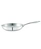 Anjali Tattva Triply Stainless Steel Frypan, 22 cm, 1.25 L Capacity, With Stainless Steel Lid