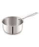 Anjali Tattva Triply Stainless Steel Saucepan, 16 cm, 1.5 L Capacity, With Stainless Steel Lid