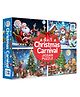 Ratna's Christmas Carnival 4-in-1 Jigsaw Puzzle Set, 35 Pieces Each, Educational Holiday Theme, Jigsaw Puzzle - Red