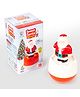Ratnas Sweet Santa Rolypoly Push and Shake Wobbling Bell Sounds Musical Rattling Toy - Red