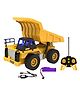AKN TOYS Fully Functional 6 Channel Rechargeable RC Remote Control Dumper Dump Truck with Working Cabin Light, - PACK OF - ( COLOR MAY VARY )