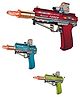 AKN TOYS Musical Smoke Gun Toy with Moving Top Loader and Smoke Telescopic Barrel and Target Projection Effect - - PACK OF - ( COLOR MAY VARY )
