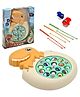 AKN TOYS  Electric Dinosaur Board Game Cartoon Electric Dinosaur Fishing Plate Toys for Kids- PACK OF - ( COLOR MAY VARY )