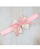 Little Miss Cuttie Bow Applique Detailed Headband - Pink