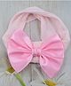 Little Miss Cuttie Bow Applique Detailed Headband - Pink