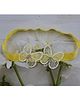 Little Miss Cuttie Stone Embellished Butterfly Applique Detailed Headband - Yellow