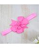 Little Miss Cuttie Bow Applique Detailed Headband  - Pink