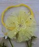 Little Miss Cuttie Butterfly  Applique Detailed Headband - Yellow