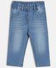 MINI KLUB Cotton Woven Washed Denim Pant - Blue