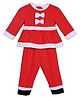 MINI KLUB Christmas Theme Santa Claus Costume Set With Santa Cap - Red