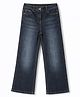 Kookie Kids Denim Full Length Washed Jeans - Navy Blue