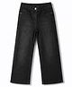 Kookie Kids Denim Full Length Washed Jeans - Black