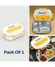 VParents  Stainless Steel 5 Section Lunch Box for Kids (assorted)