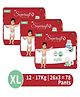 CPLSupersoft Baby Pant Style Diaper Pack of 3- XL (78 Pieces)