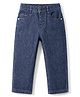 Kookie Kids Denim Woven Full Length Solid Jeans - Blue