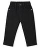 Kookie Kids Denim Woven Full Length Solid Jeans - Black