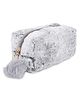 Sanjis Enterprise Small Fur Cosmetic Bag, Elegant Makeup Bags,Zipper Pouch,Great Gifts for Women,Travel Toiletry Bag Accessories Organizer Gifts