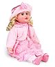 ToyMark Fashion Doll With Jacket & Cap Pink - Height 38 cm