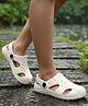 Pine Kids Back Strap Solid Clogs - OffWhite