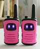 Play Nation Walkie Talkies Toys for Kids Pack of 2 - Pink| 2 Way Radio Toy for 2 Players| Outdoor Range Upto 100 Meters| Battery Operated| Perfect Birthday Gift| 3+ Years| BIS Certified