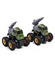 Play Nation Die-Cast Missile Launcher Truck Pack of 2| Friction Powered Military Truck Toy for Kids| Push & Go Off-Road Vehicles| Gifting Idea for 3+ Year| BIS Certified