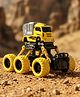 Play Nation Friction Powered Monster 6-Wheel Mega Dumper Fury Truck - Yellow| Early Learning and Development| Pretend Play Toy for 3+ Years Kids| BIS Certified| Gifting Idea| Indoor & Outdoor Play