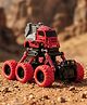 Play Nation Friction Powered Monster 6-Wheel Mega Garbage Collector Truck - Red| Early Learning and Development| Pretend Play Toy for 3+ Years Kids| BIS Certified| Gifting Idea| Indoor & Outdoor Play