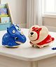 Play Nation Press & Go Lion & Dino Character Cars for Toddlers Pack of 2| Animal Mini Racing Car for Early Learning| Pretend Play Fun Toy| Gifting Idea for 3+ Years| BIS Certified (Colour May Vary)